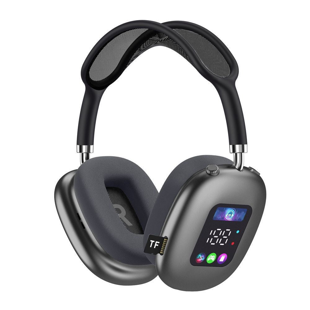 P9 MAX Wireless Bluetooth Headphones with LED Color Display