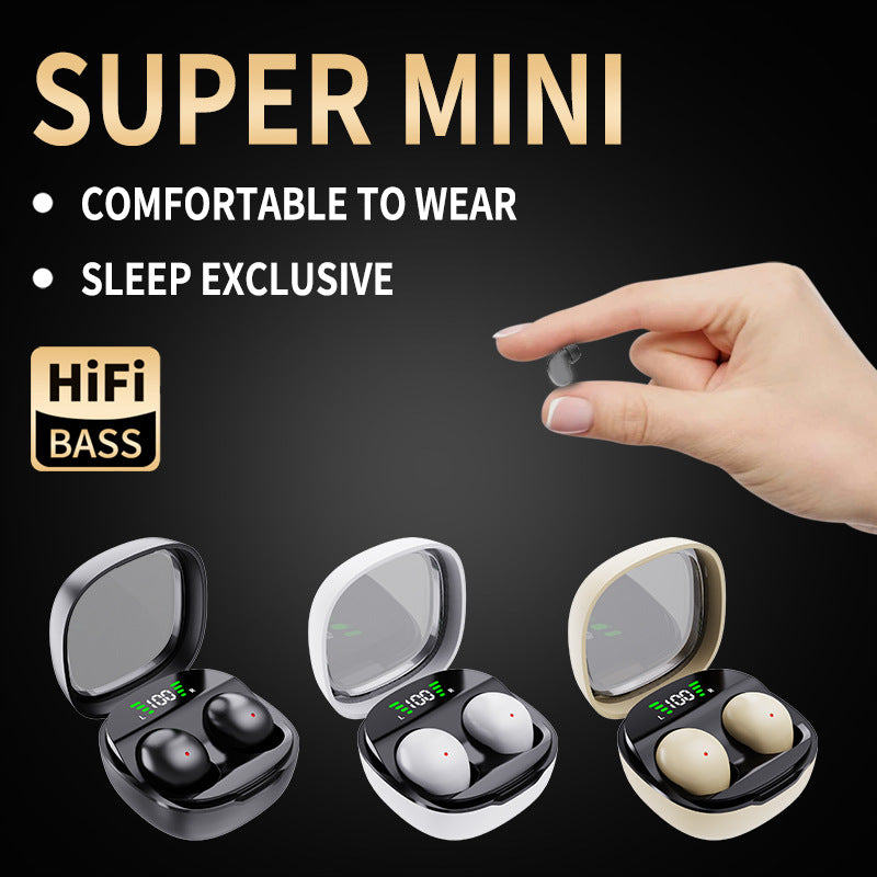 Mini Invisible Sleep Earbuds – Wireless, Comfortable, Long Battery Life