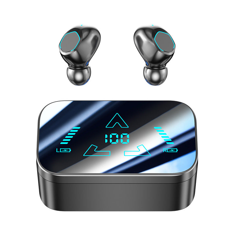 M48 LED Display Wireless Earbuds – Long Playtime & Pain-Free Fit