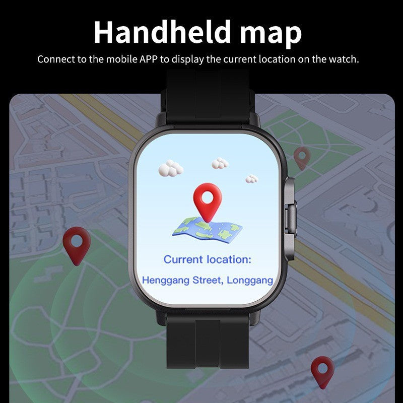 2-in-1 Smartwatch with Built-in TWS Earbuds & Health Monitoring