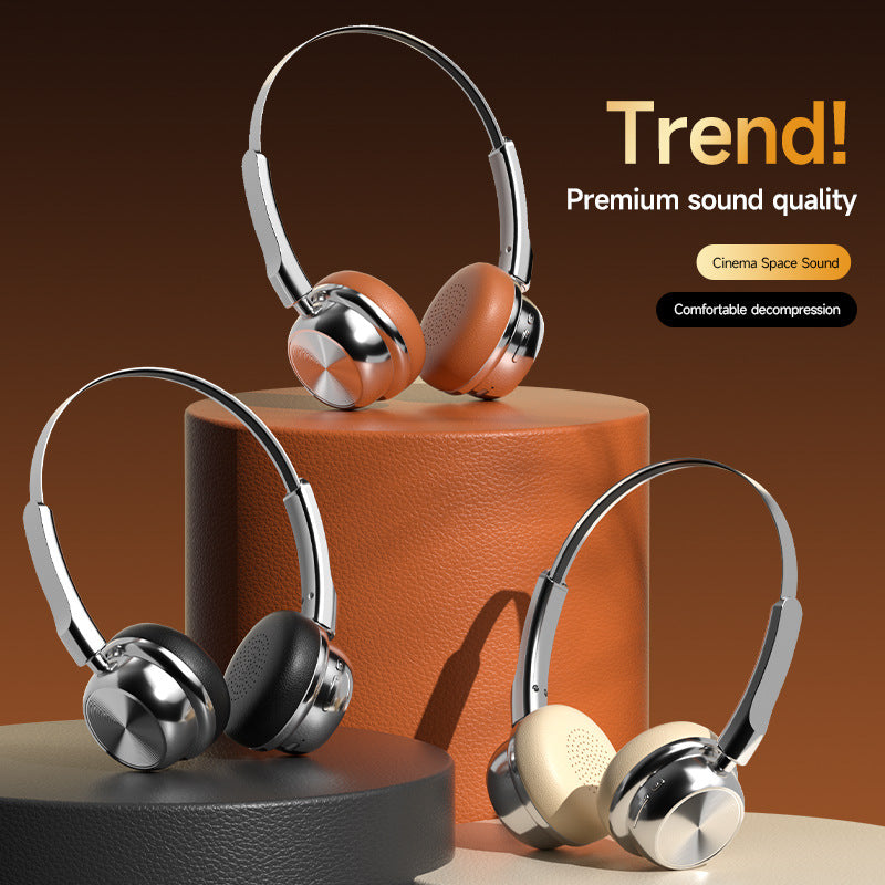 CR-20 Retro Over-Ear Bluetooth 5.4 Headphones – Lightweight & Stylish Design