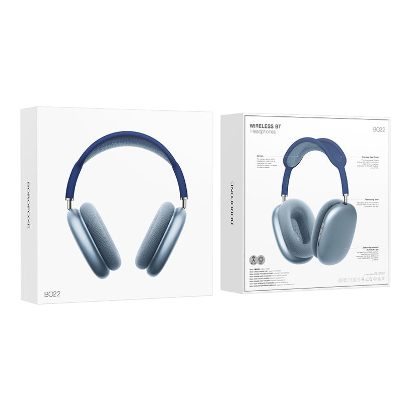 BO22 Wireless Over-Ear Bluetooth Headphones with Deep Bass