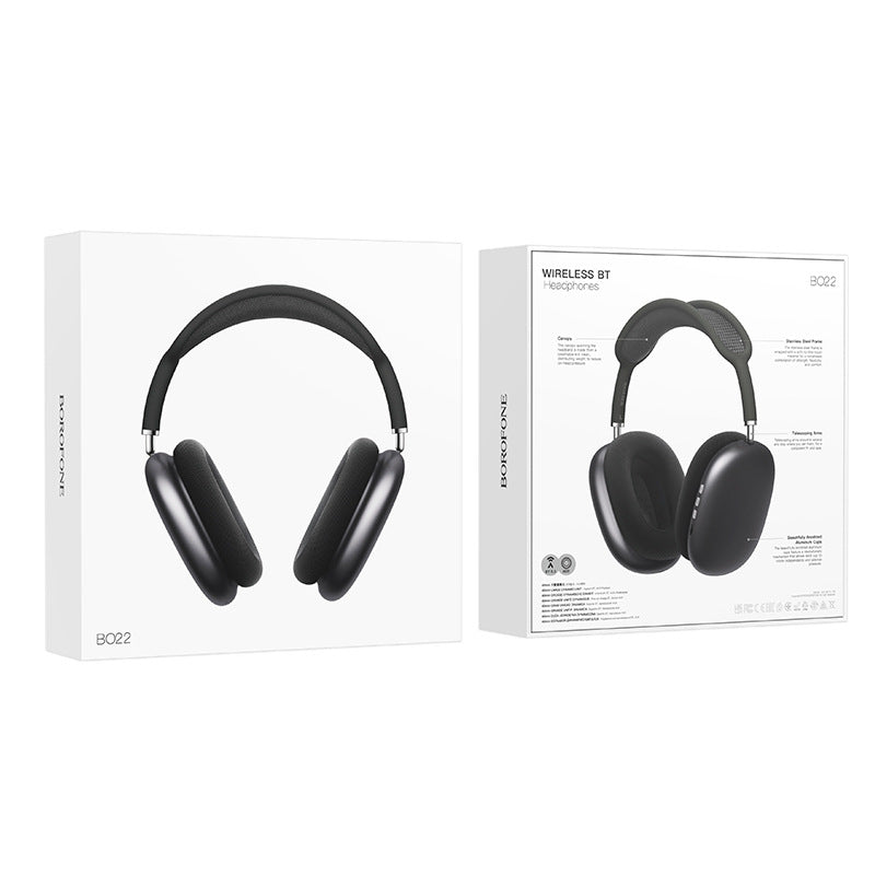 BO22 Wireless Over-Ear Bluetooth Headphones with Deep Bass